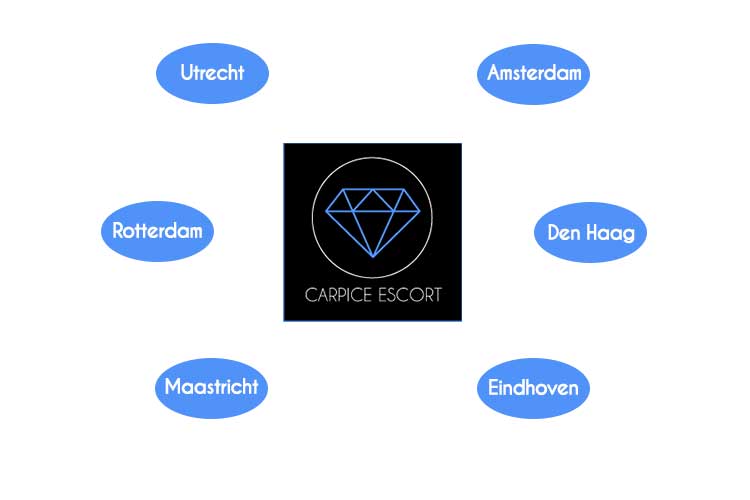 Regionen und Hotspots von Caprice Escort Niederlande